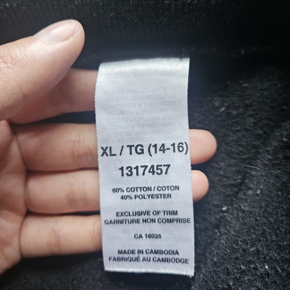 SKECHERS Girls Jogger Sweatpants Black White XL 14-16 - Picture 4 of 5